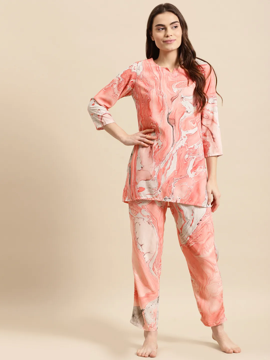 Softwrap Shirt Pant Co-ords Set